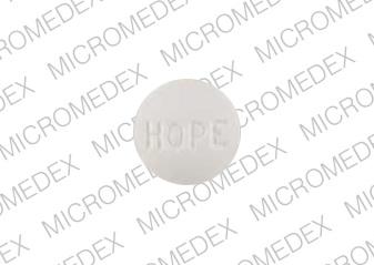 Pill 742 HOPE White Round is Sal-Tropine