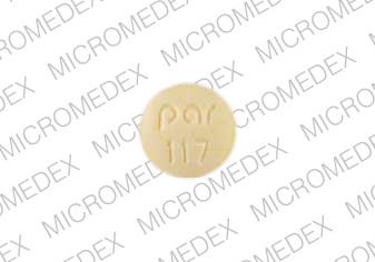 La píldora par 117 es Clorhidrato de Amilorida 5 mg