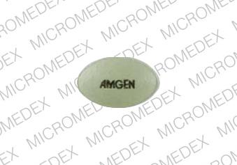 Pill AMGEN 30 Green Elliptical/Oval is Sensipar