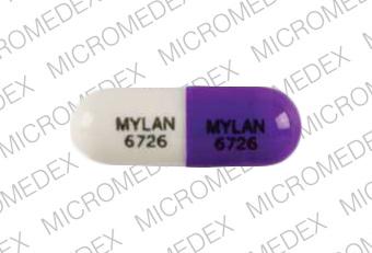 Zonisamide 50 mg MYLAN 6726 MYLAN 6726 Front