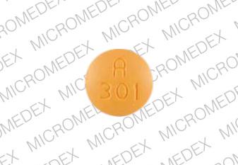 Pill A 301 Orange Round is Cyclobenzaprine Hydrochloride