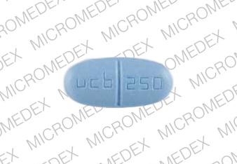 Keppra 250 mg ucb 250 Front