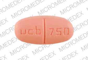 Keppra 750 mg ucb 750 Front