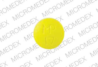 Thioridazine hydrochloride 50 mg MP 17 Front