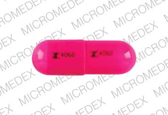 Pill LOGO 4068 Pink Capsule/Oblong is Prazosin Hydrochloride