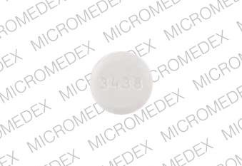 Selegiline hydrochloride 5 mg Logo 3438 Back