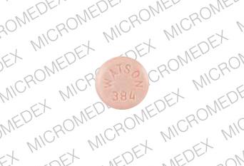 Pill WATSON 384 Pink Round is Kelnor 1/50