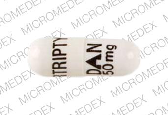 Pill NORTRIPTYLINE DAN 50 mg White Capsule-shape is Nortriptyline Hydrochloride
