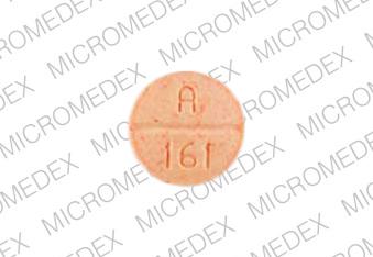 Pill A161 Orange Round is Pemoline
