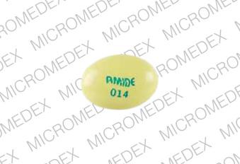 Pill Amide 014 is Dexchlorpheniramine Maleate 4 mg