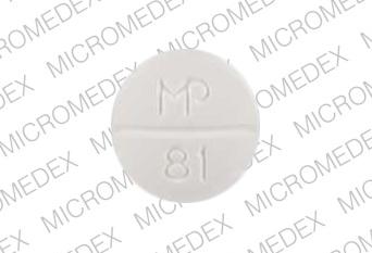 Sulfamethoxazole and trimethoprim 400 mg / 80 mg MP 81 Front