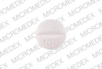 Pill FC 100 G White Round is Flecainide Acetate