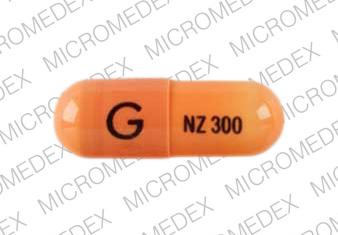 Pill G NZ 300 Brown Capsule/Oblong is Nizatidine