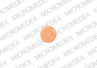 Pill WATSON P1 Orange Round is Norinyl 1+35