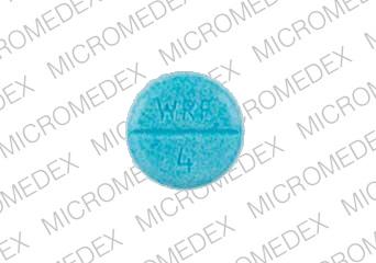 Pill 832 WRF 4 Blue Round is Jantoven
