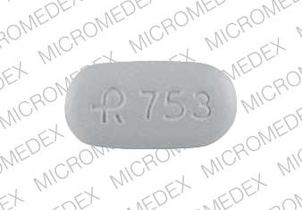 Glyburide and metformin hydrochloride 5 mg / 500 mg R 753 Front