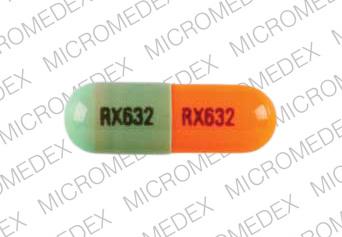 Fluoxetine hydrochloride 40 mg RX632 RX632 Front