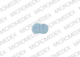 Pill 4 8 R B Blue Figure eight-shape is Glimepiride