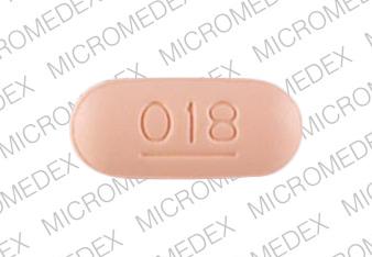 Pill 018 is Fexofenadine Hydrochloride 180 mg