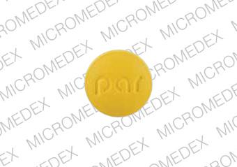 Pill par 091 Yellow Round is Doxycycline monohydrate