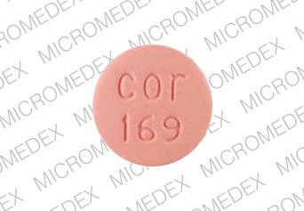 Glipizide and metformin hydrochloride 5 mg / 500 mg cor 169 Front