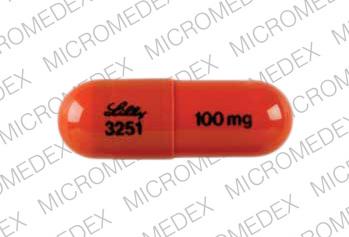 Strattera 100 mg LILLY 3251 100 mg Front