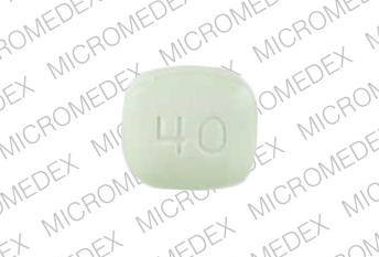Pill 0016 40 Green Elliptical/Oval is Pravastatin Sodium