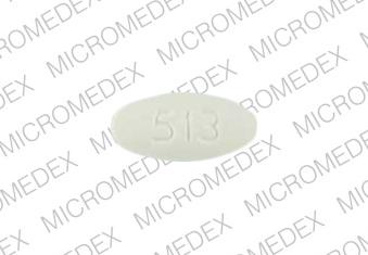 Pill 513 Yellow Elliptical/Oval is Meloxicam