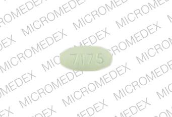 Pill 7175 9 3 Green Elliptical/Oval is Sertraline Hydrochloride