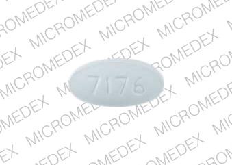 Pill 7176 9 3 Blue Oval is Sertraline Hydrochloride