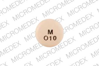 Oxybutynin chloride extended release 10 mg M O10 Front