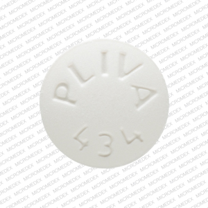 Trazodone hydrochloride 100 mg PLIVA 434 Front