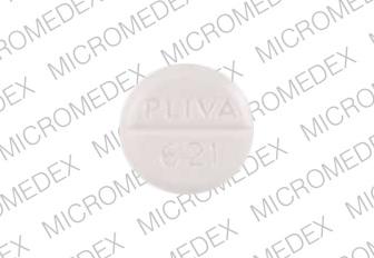 Pill PLIVA 621 White Round is Ketoconazole