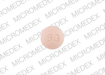 Pill 93 7153 Pink Round is Simvastatin