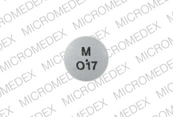 Oxybutynin chloride extended release 15 mg M O17 Front