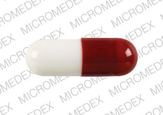 Red White And Capsule Shape Pill Images Pill Identifier Drugs Com