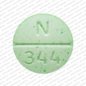 Glyburide 5 mg N 344 5 Back