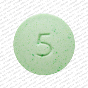 Glyburide 5 mg N 344 5 Front