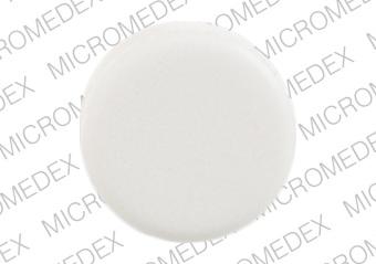 Pill 54 552 White Round is Clotrimazole Troche