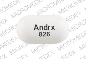 Naproxen sodium extended-release 500 mg Andrx 826 Front