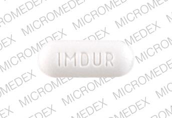 Pill 60 60 IMDUR White Capsule/Oblong is Imdur
