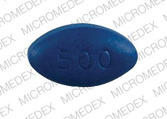 Metformin hydrochloride extended-release 500 mg GMZ 500 Back