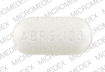 Potassium chloride extended-release 20 mEq (1500 mg) ABRS 123 Front