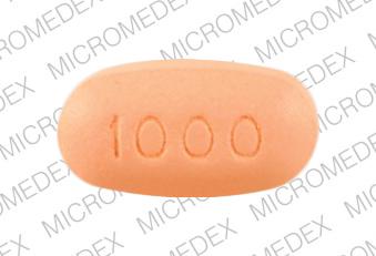 Pill KOS 1000 Orange Capsule/Oblong is Niaspan