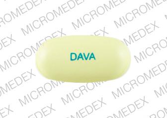 Pill DAVA Yellow Oval is Clarithromycin