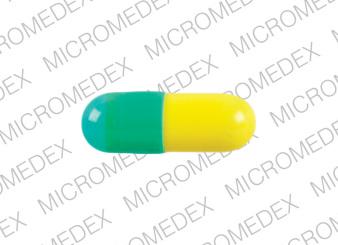 Pill 958 par Green & Yellow Capsule-shape is Chlordiazepoxide Hydrochloride