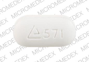 Metformin hydrochloride extended-release 500 mg Logo 571 500 Front