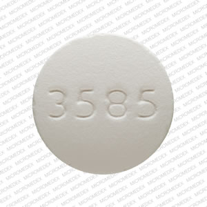 Hydrocodone bitartrate and ibuprofen 7.5 mg / 200 mg V 3585 Back