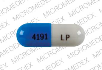 Pill LP 4191 Blue Capsule-shape is Synalgos-DC