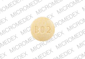 Hydrochlorothiazide and lisinopril 12.5 mg / 20 mg B02 LL Back